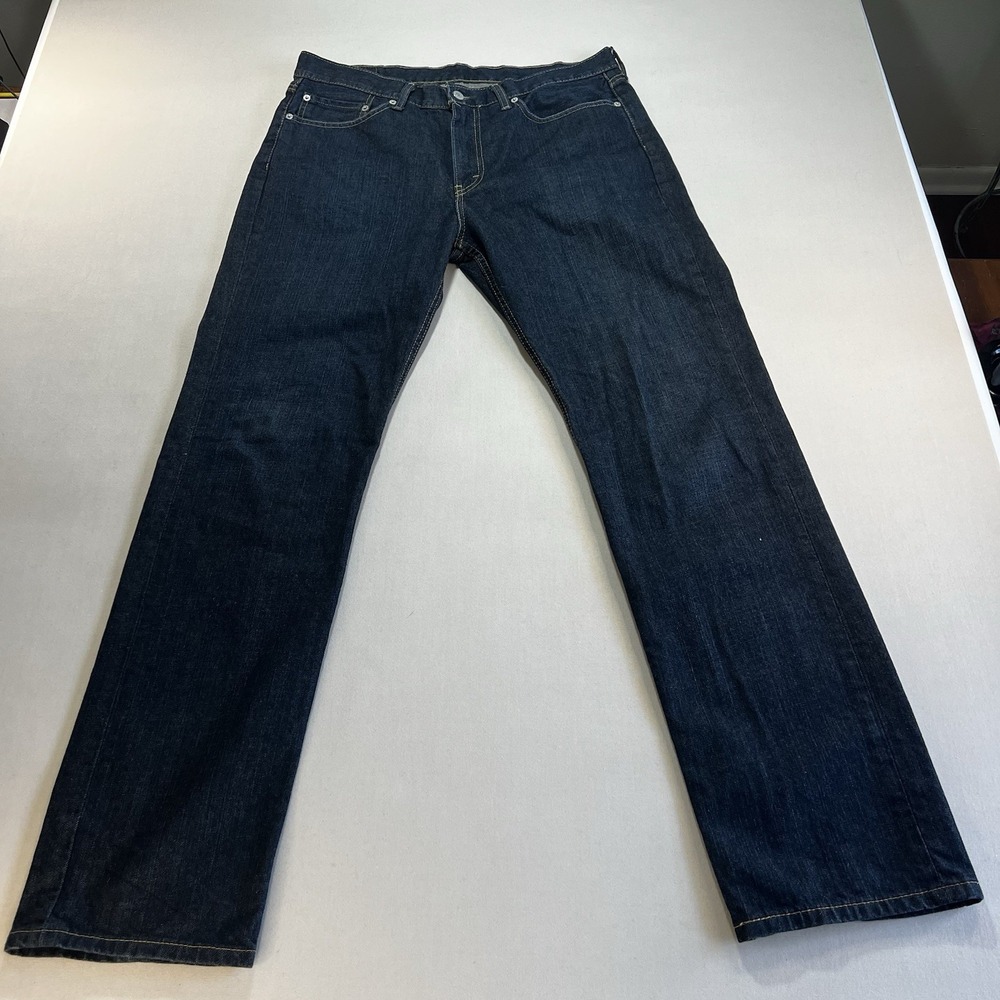 Levi's Men's Slim Straight Jeans in Dark Indigo